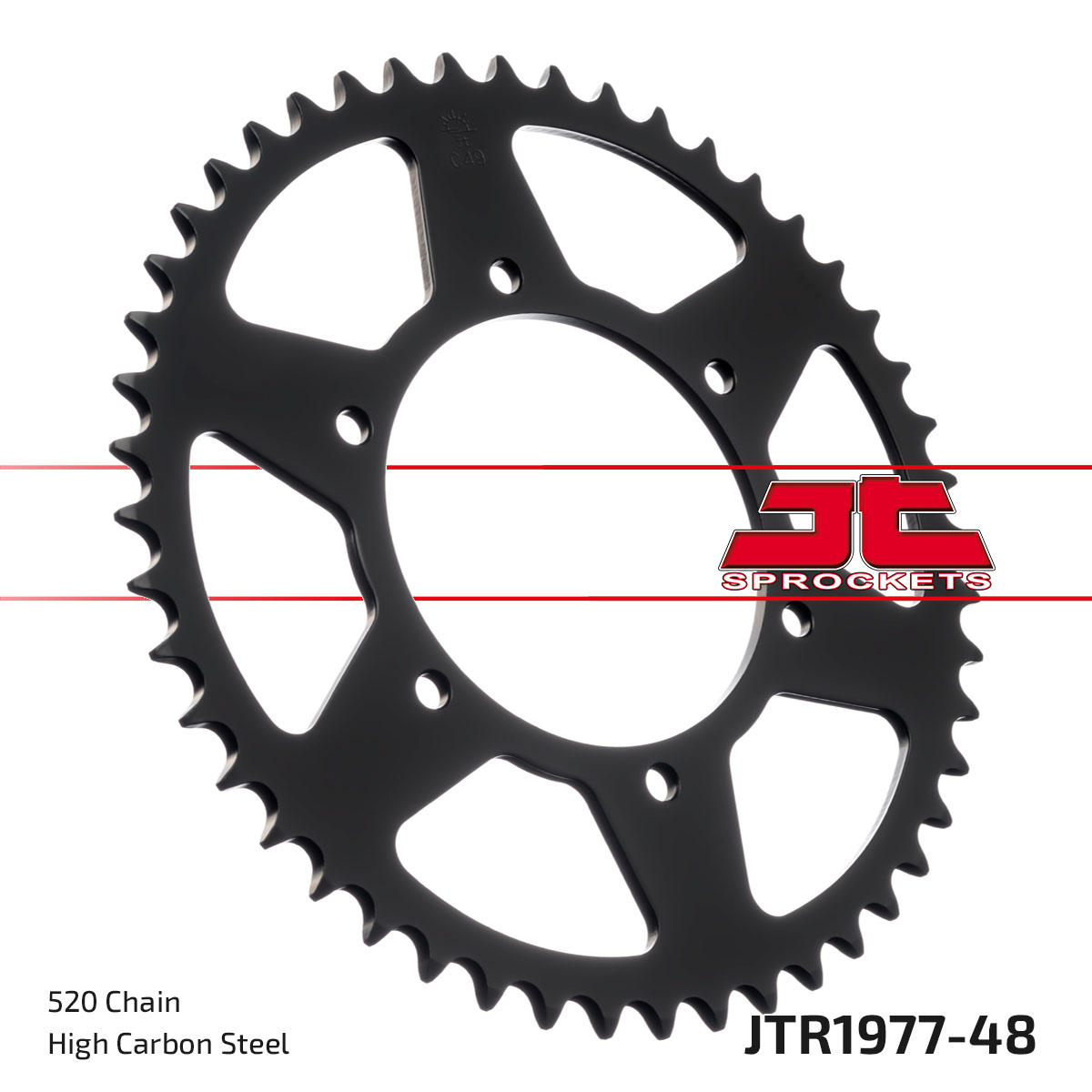 JT Rear Sprocket Honda XR200 80-81, XL250 72-76 (US Import) (1977-48)