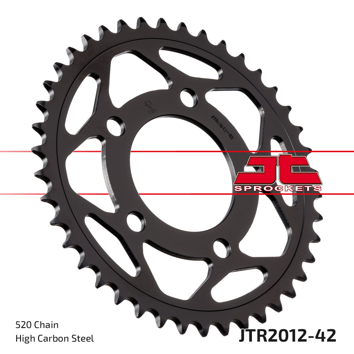 JT Rear Sprocket Triumph 865 America 15-17, 865 America LT 14-17, 865 Speedmaster 16-17``` (2012-42)