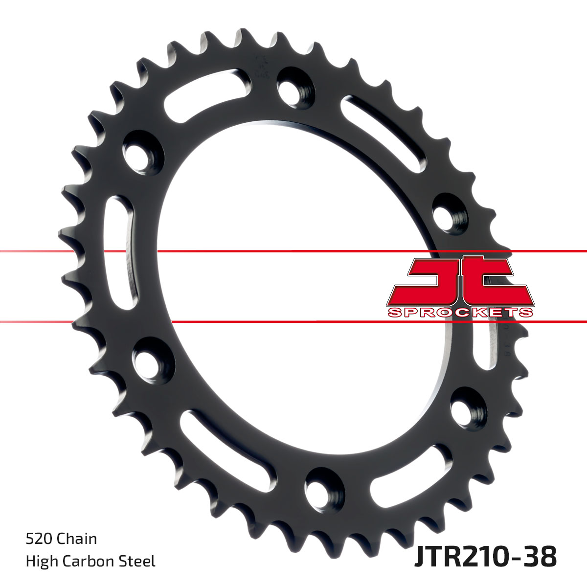 JT Rear Sprocket Honda CRF230M 09-10 (210-38)