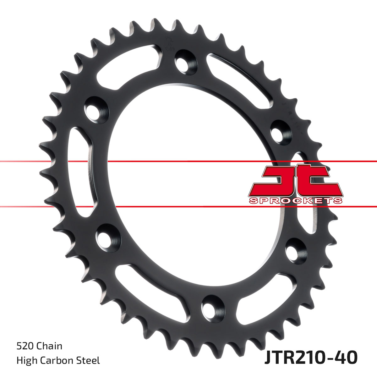 JT Rear Sprocket Honda CRM250 91, XR250 Baja 97-07 (Japanese Imports) (210-40)