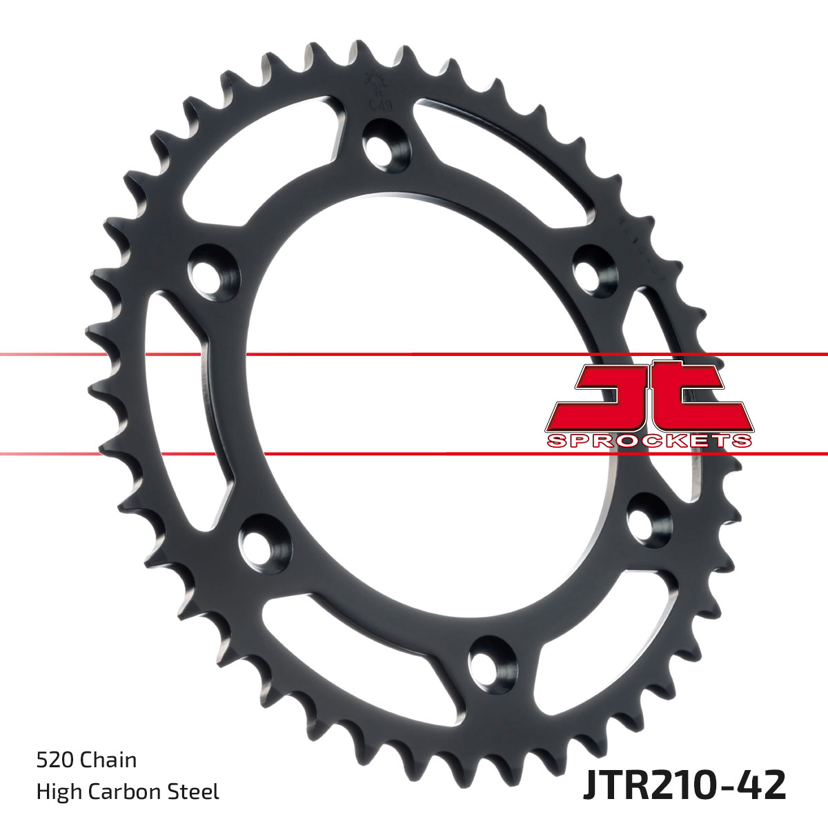 JT Rear Sprocket Honda CRM250 (MD24), CRM250 (MD32) 97-99 (Japanese Imports) (210-42)