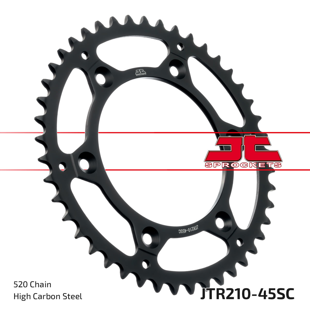 JT Rear Sprocket Honda XR400R 96-04 (Self Cleaning) (210-45)