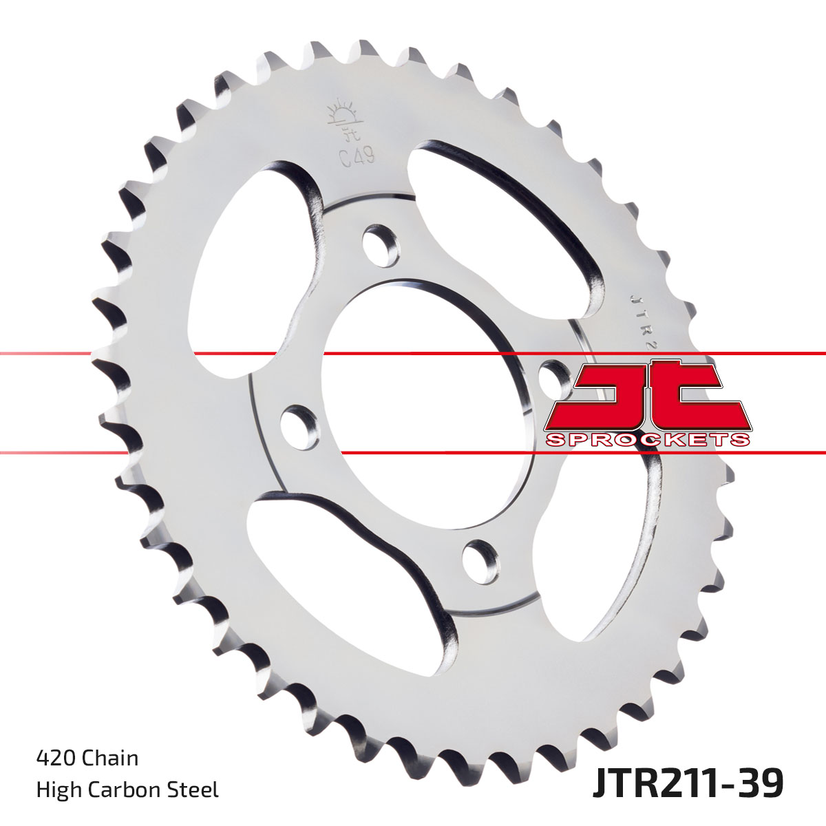 JT Rear Sprocket Honda C90 Cub 84-02 (211-39)