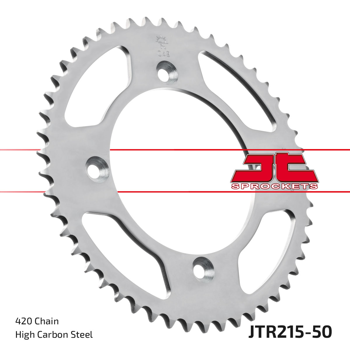 JT Rear Sprocket Honda CR85R 03-04, CRF150R 07-22 (215-50)