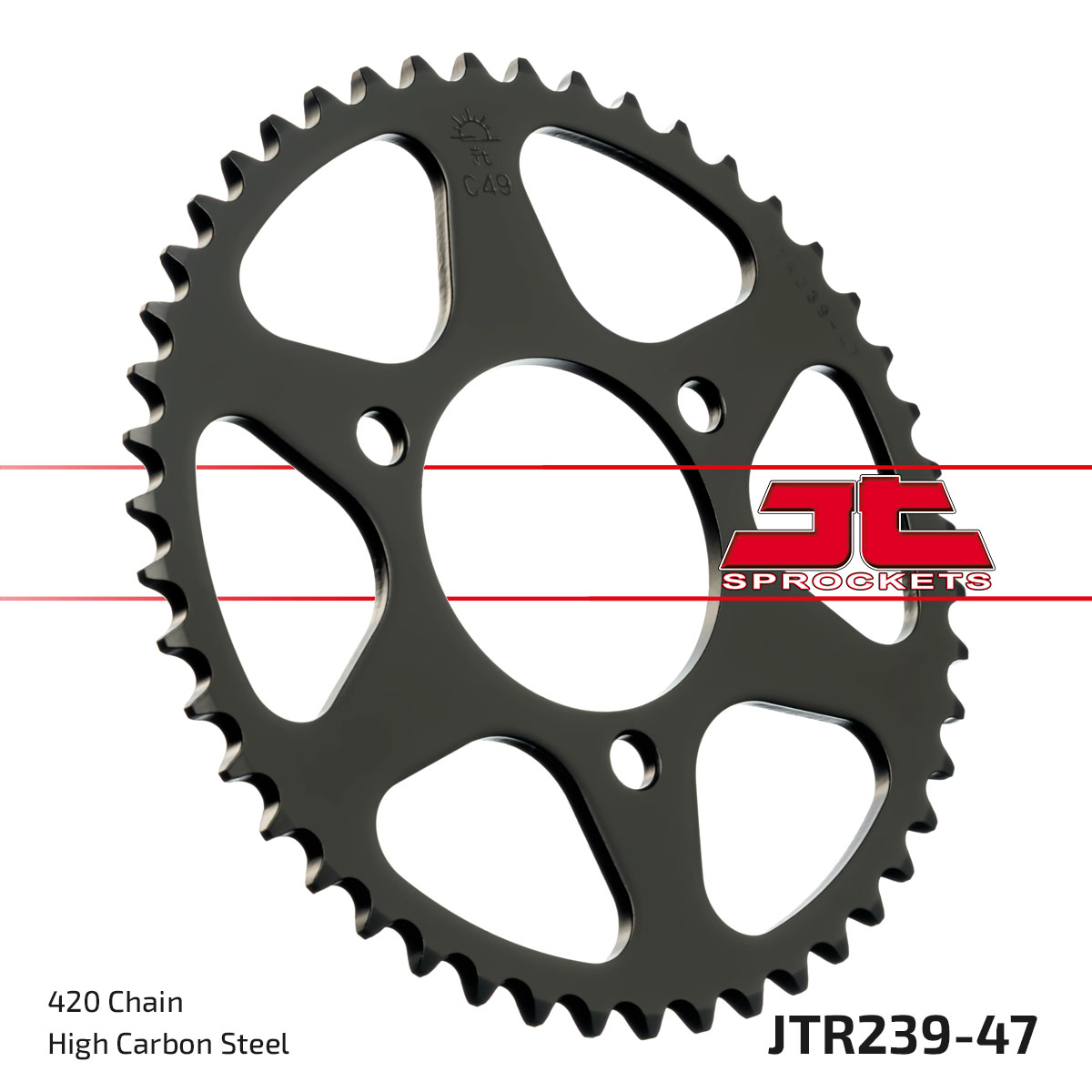 JT Rear Sprocket Honda MTX50 83-85 (239-47)