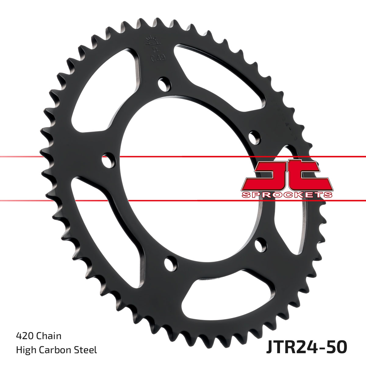 JT Rear Sprocket Yamaha DT50SM 02 (24-50)