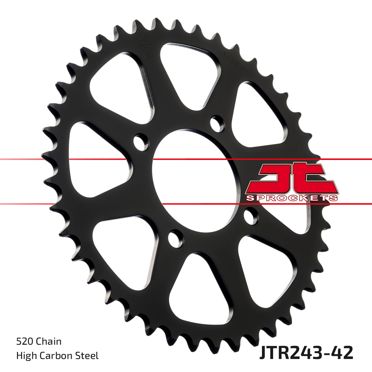 JT Rear Sprocket Honda MTX200R 83-86 (243-42)