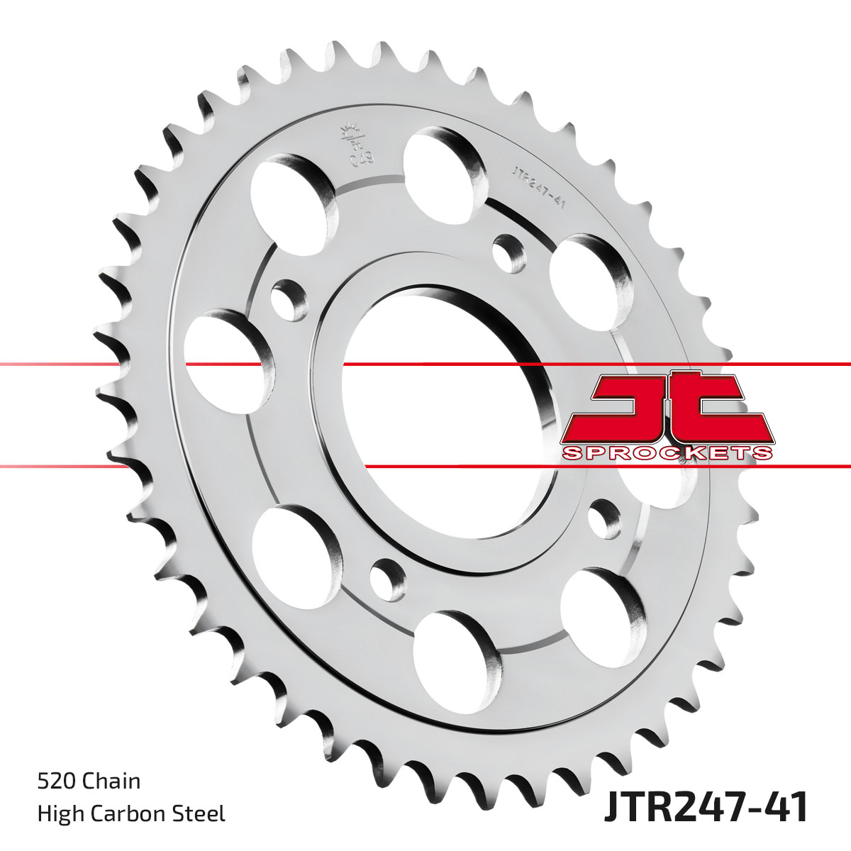 JT Rear Sprocket Honda CB250ND 78-82, CM250 Custom 82-84 (247-41)