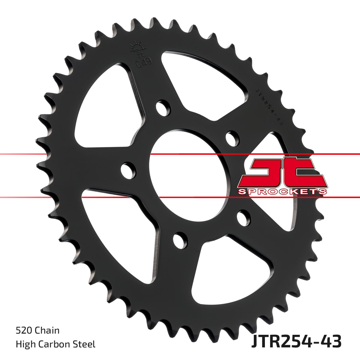 JT Rear Sprocket Honda XL200R 81-83 (254-43)