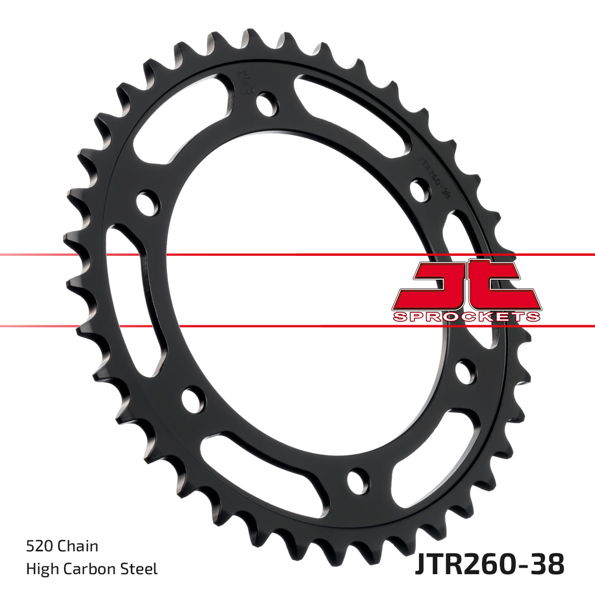 JT Rear Sprocket Honda XL250R 84-87 (260-38)