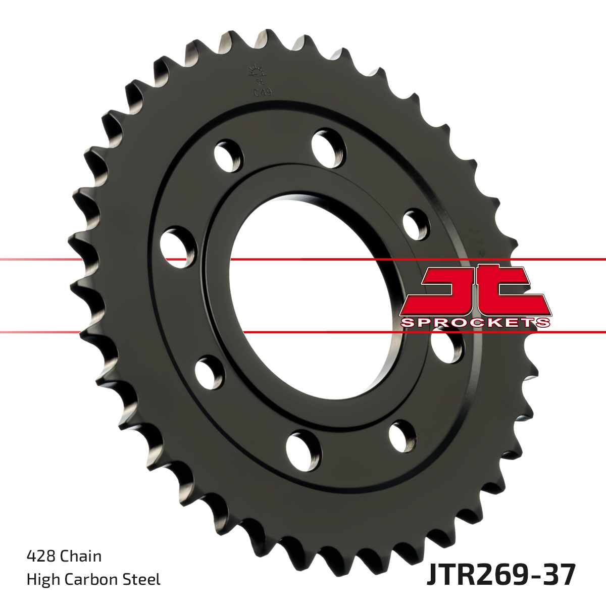 JT Rear Sprocket Honda CB100N 78-86, CB125J 78-79 (269-37)