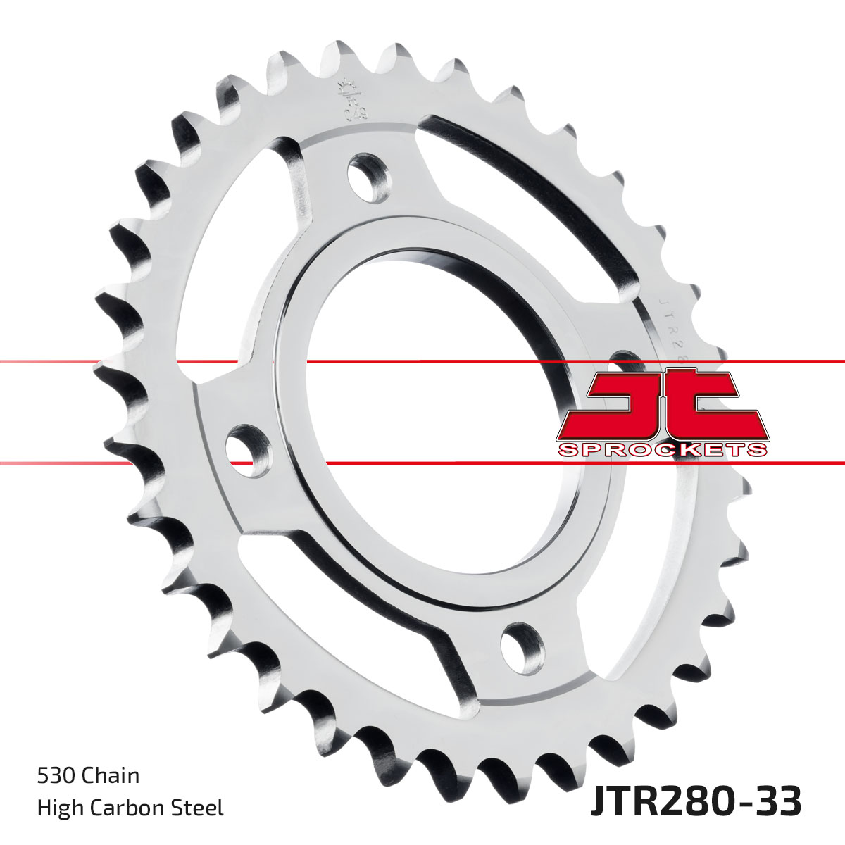 JT Rear Sprocket Honda CB500T 75-77 (280-33)