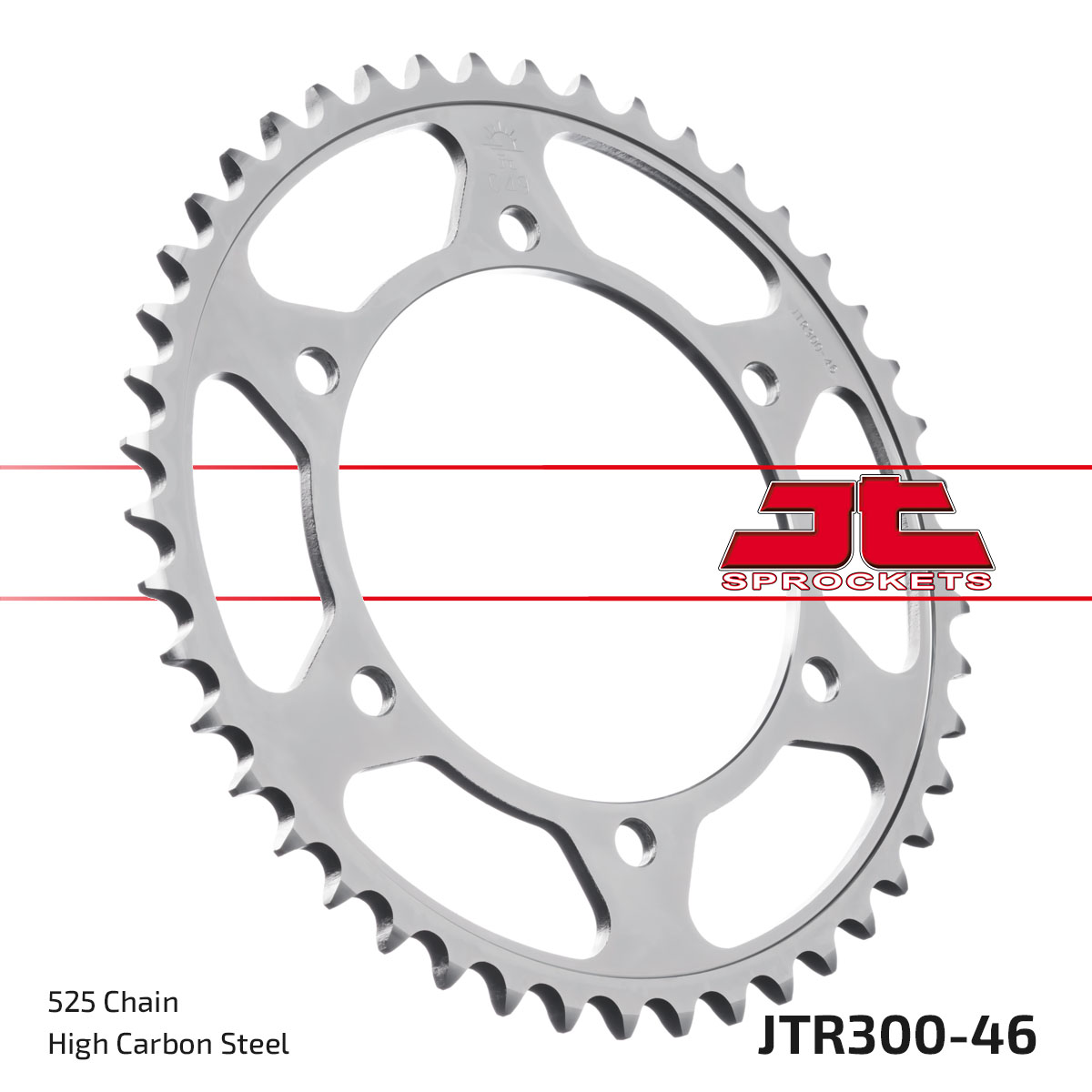 JT Rear Sprocket Yamaha FZ8N 10-15, FZ8S 10-15 (300-46)