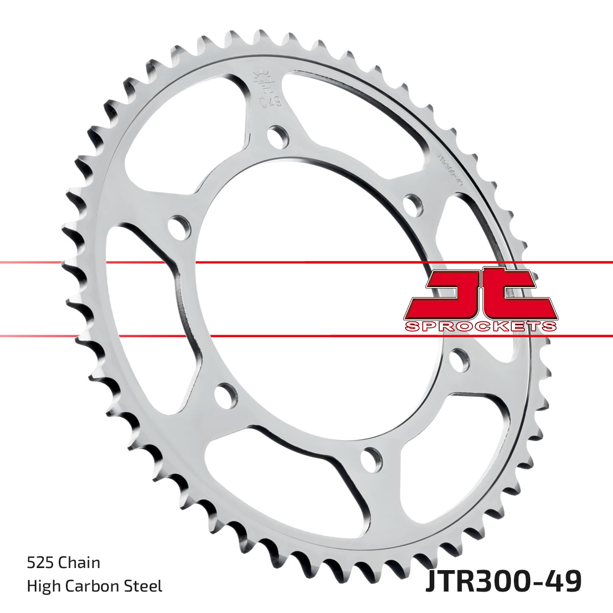 JT Rear Sprocket Honda XRV650 88-90 (300-49)