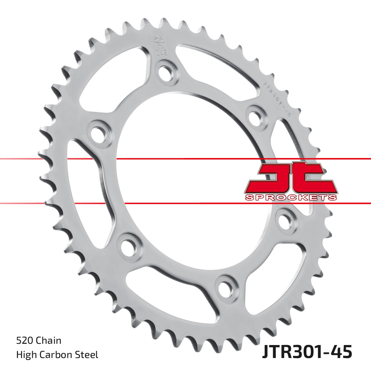JT Rear Sprocket Honda XR650L 93-23 (301-45)