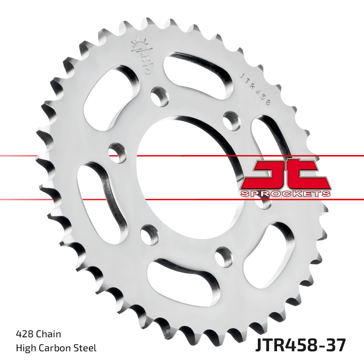 JT Rear Sprocket Kawasaki KH100EX 84-92 (458-37)