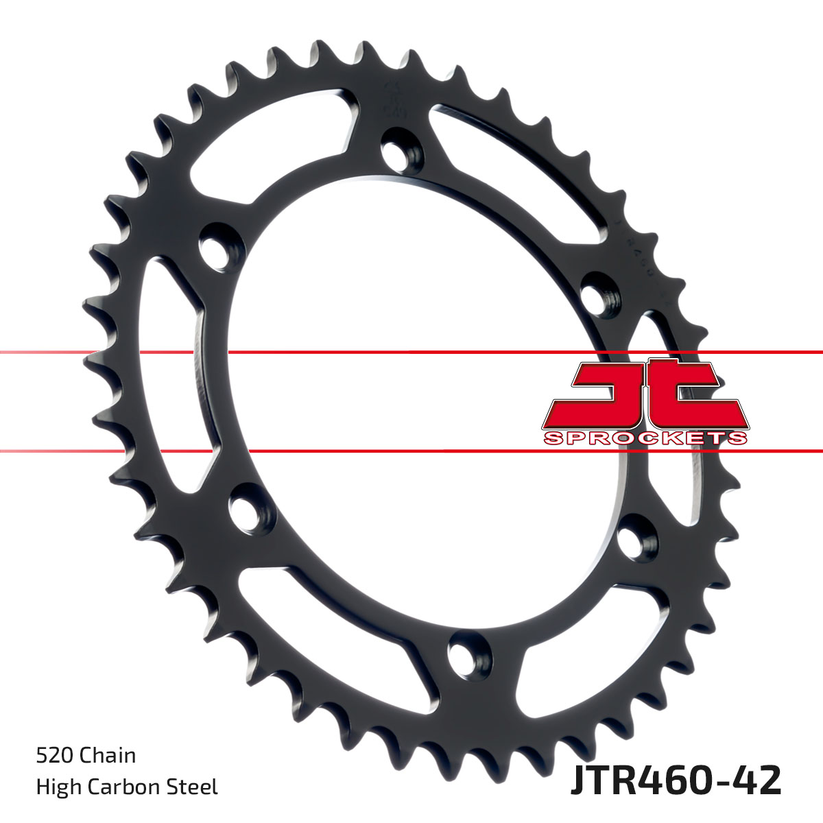 JT Rear Sprocket Kawasaki KLX250R 91-95, KLX250G 94-98, KLX250S 05-20 (460-42)