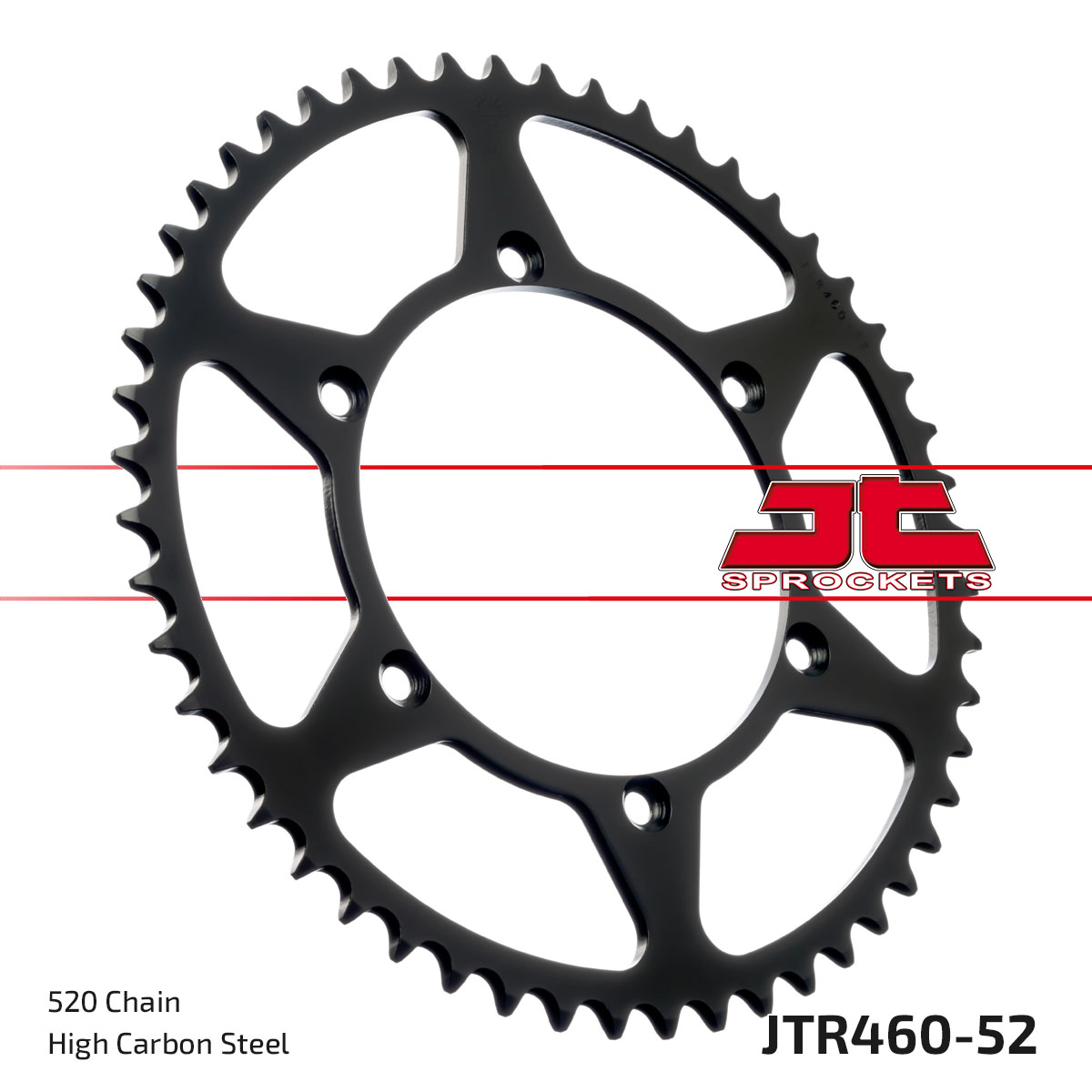 JT Rear Sprocket Kawasaki KX125 80, KDX175 79-82 (460-52)