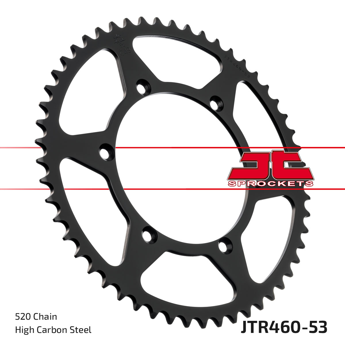 JT Rear Sprocket Kawasaki KX125 81 (460-53)