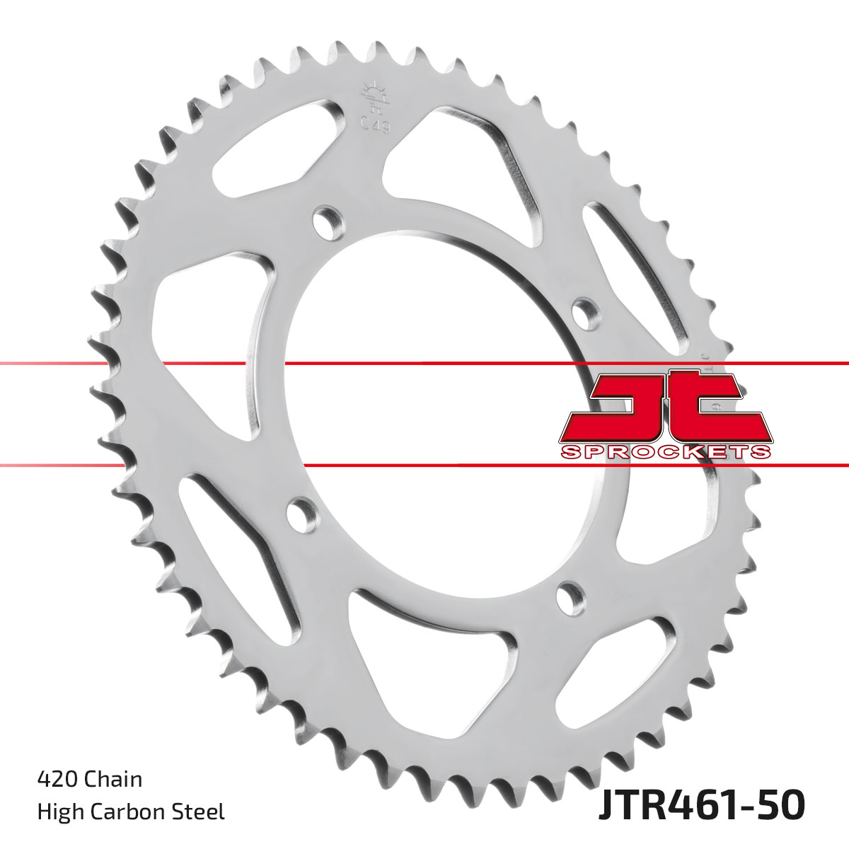 JT Rear Sprocket Kawasaki KX80 98-99, KX85 01-23 (461-50)