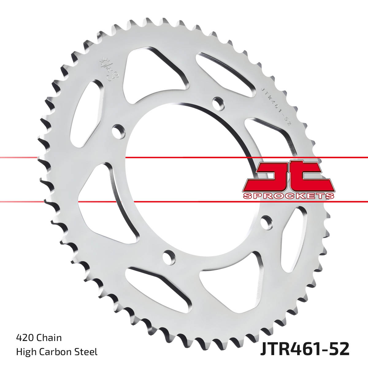 JT Rear Sprocket Kawasaki KX100 89-90, KX100 97 (461-52)