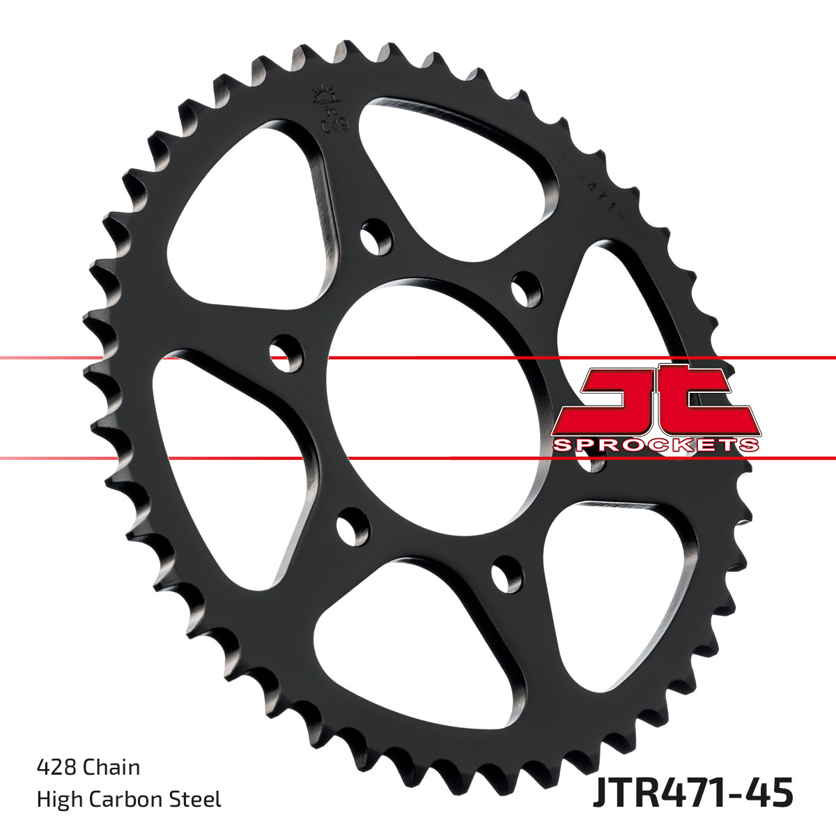 JT Rear Sprocket Kawasaki KE175B 76-78 (471-45)