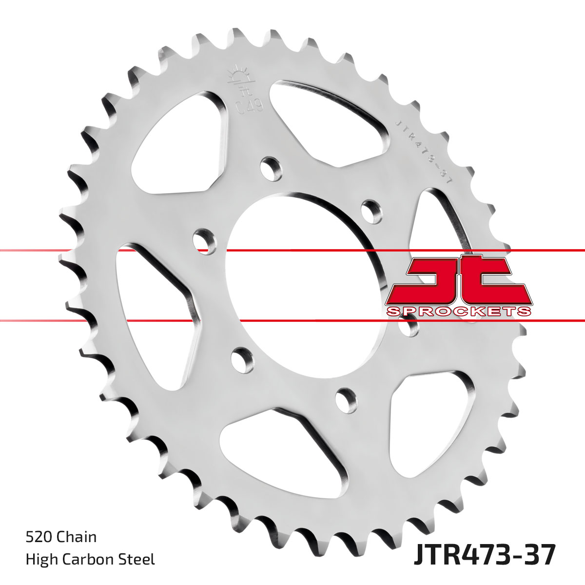 JT Rear Sprocket Kawasaki Z250 Single 81-83 (473-37)