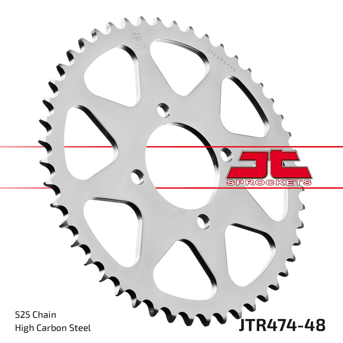 JT Rear Sprocket Kawasaki KH250 75-82, S1 250B 730-75 (474-48)