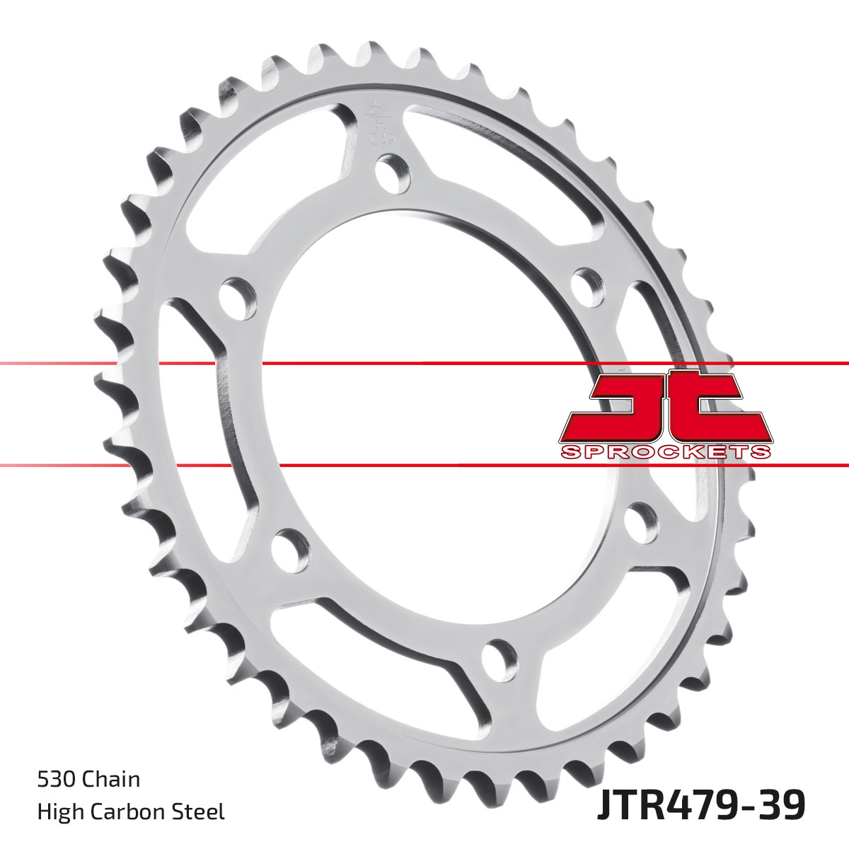JT Rear Sprocket Kawasaki GPZ600R 85-89, GPX600R 88-00, Yamaha MT-01 05-11 (479-39)