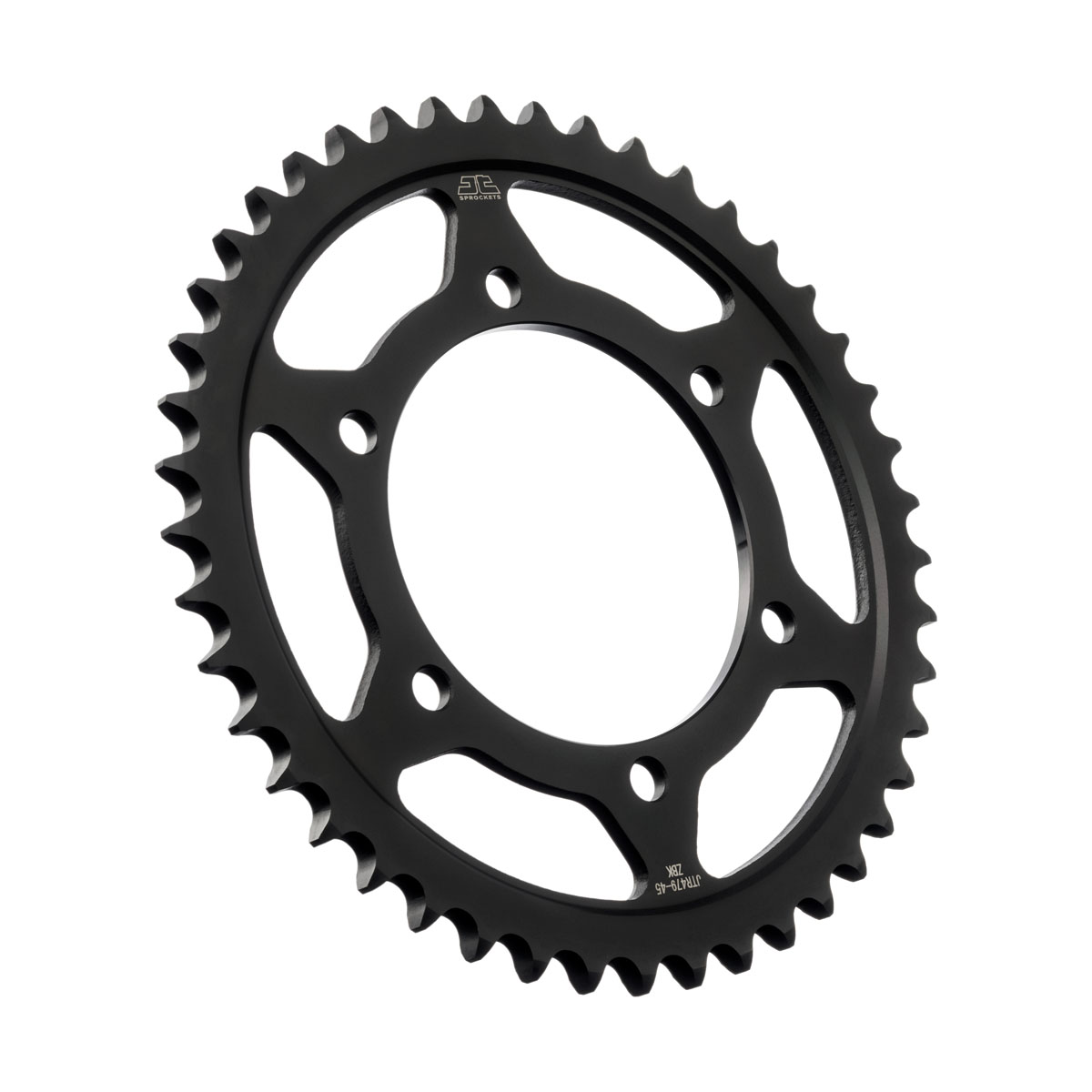 JT Rear Sprocket MUZ 1000SF 05, Yamaha FZ1 06-14, YZF-R1 04-08 (Black Zinc) (479-45)