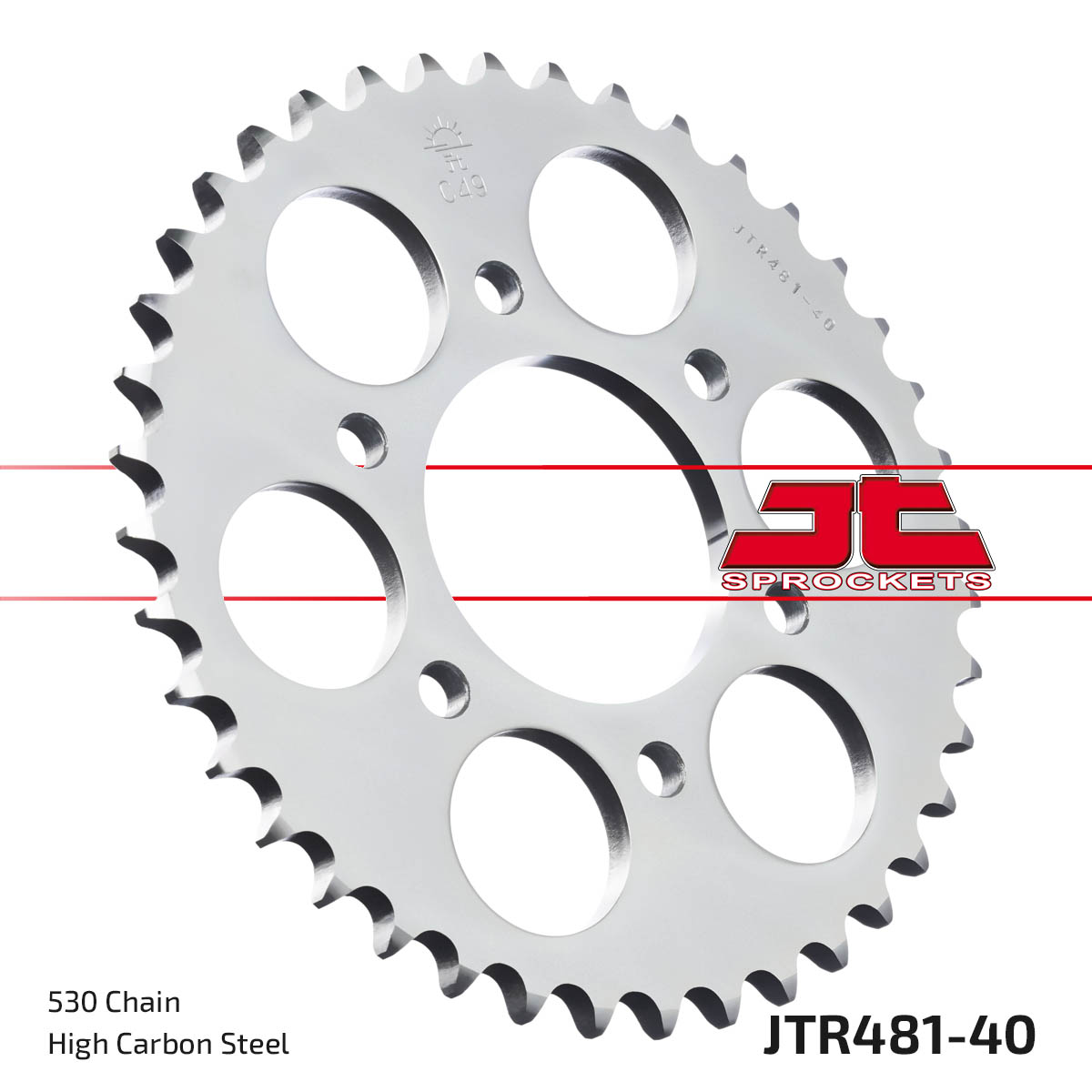 JT Rear Sprocket Kawasaki Z400J 80-83, Z550A 80-83 (481-40)