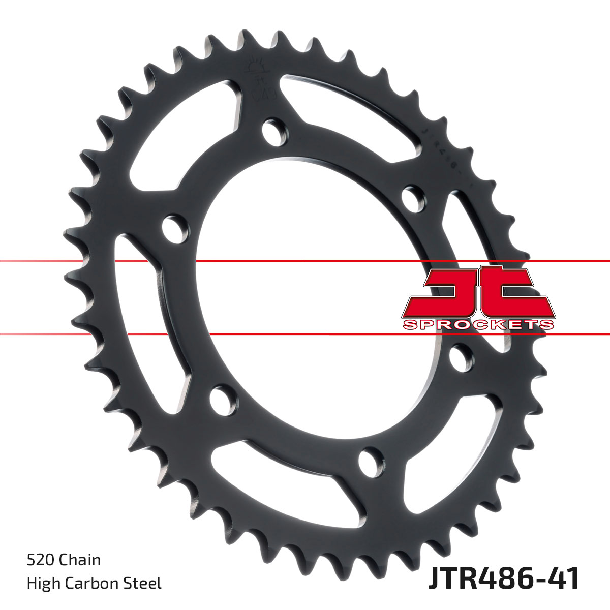 JT Rear Sprocket Kawasaki EX400 Ninja 18-23, Z400(ER400) 19-23, GPZ500S 94-05 (486-41)