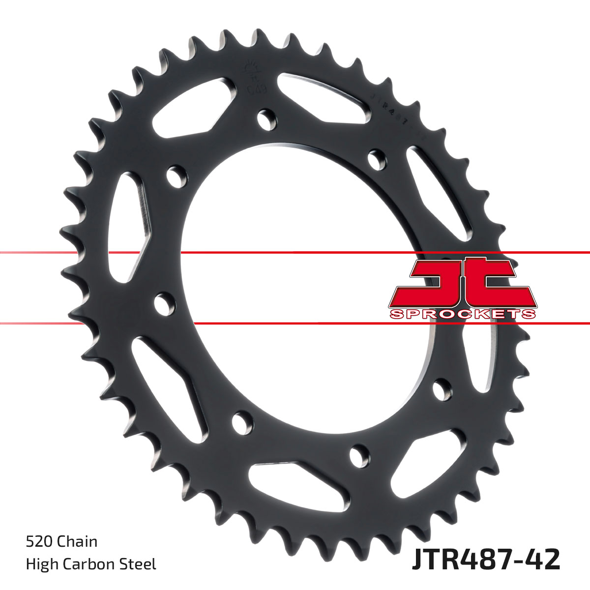 JT Rear Sprocket Kawasaki KLR650C 95-03 (487-42)