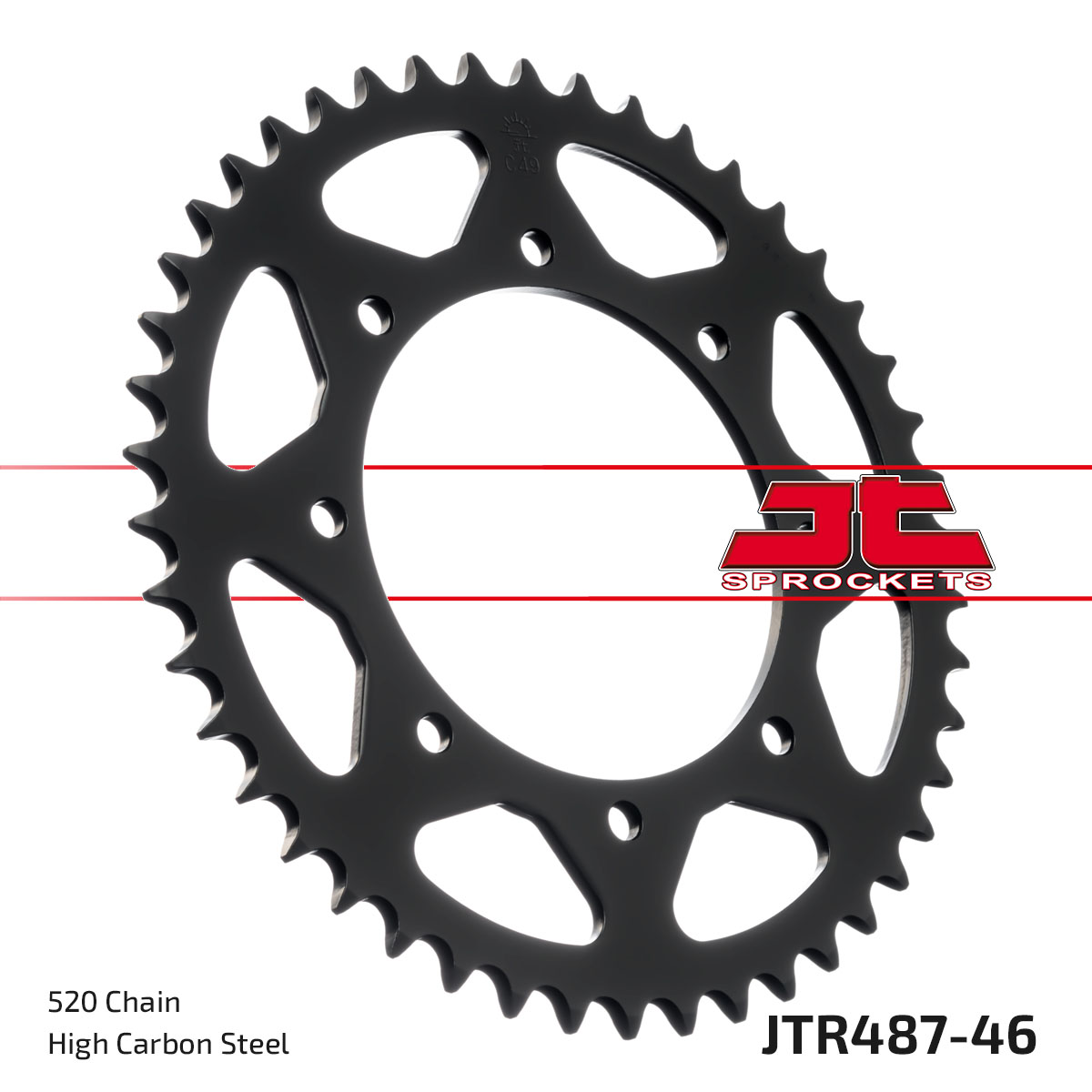 JT Rear Sprocket Kawasaki KLE500 97-05 (487-46)