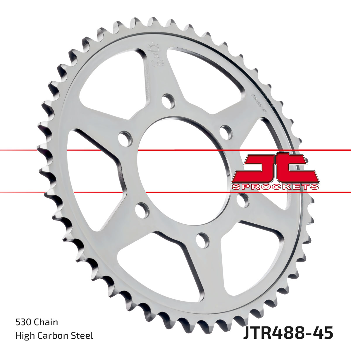 JT Rear Sprocket Kawasaki ZXR750J 91-92 (488-45)