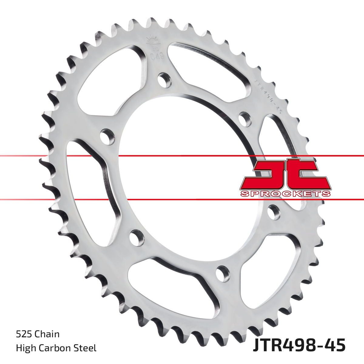 JT Rear Sprocket Suzuki GSX-R600 97 (498-45)