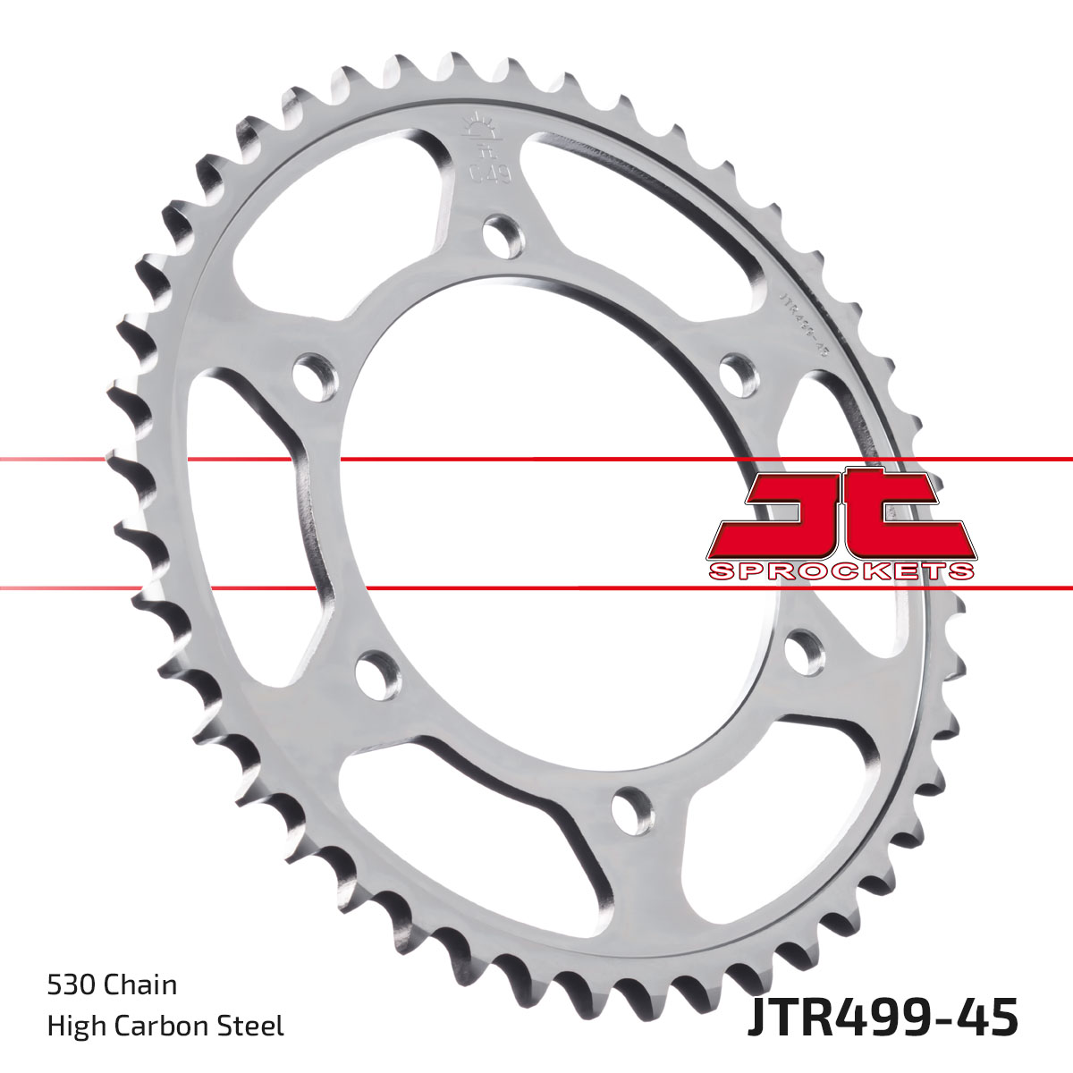 JT Rear Sprocket Kawasaki ZZR600 90-92 (499-45)