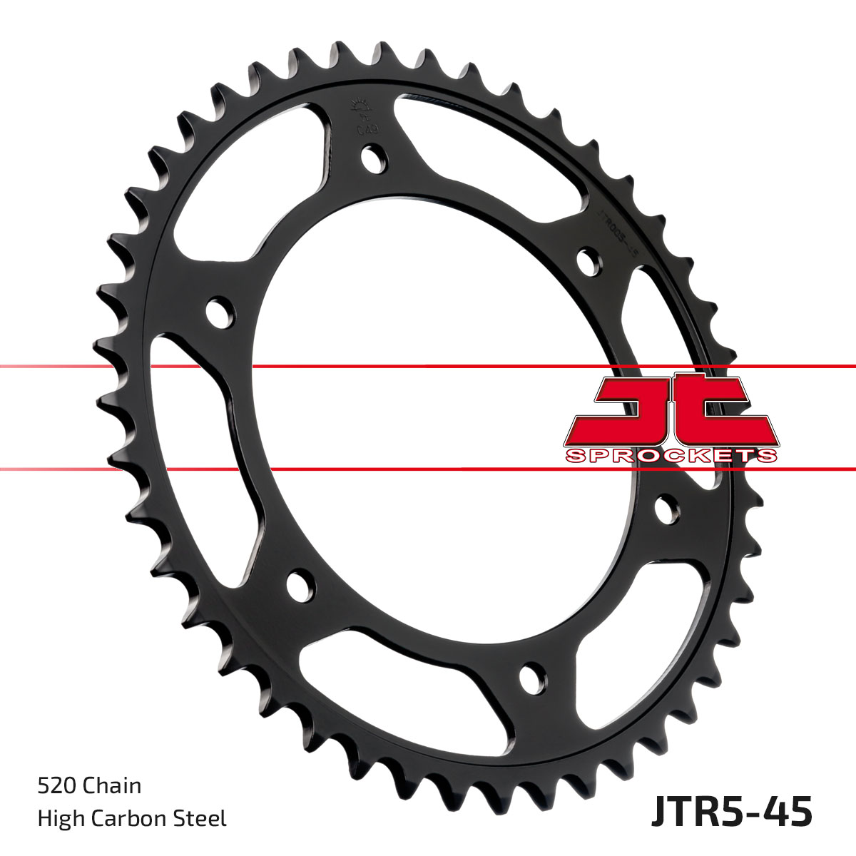 JT Rear Sprocket Aprilia 350 ETX Tuareg Wind 88-90 (5-45)