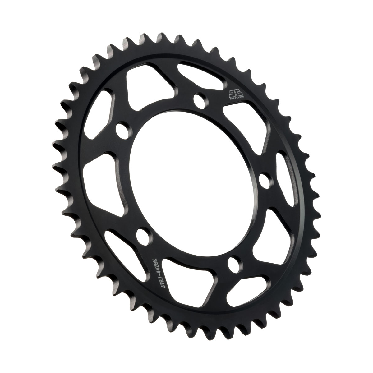 JT Rear Sprocket BMW S1000R 09-11, S1000RR Sport 10 (Black Zinc) (7-44)