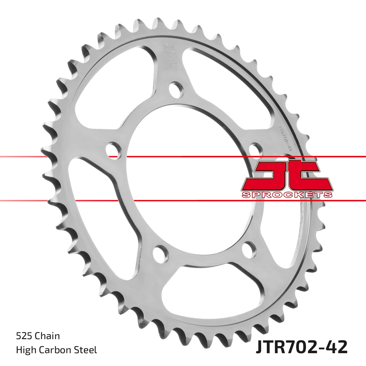 JT Rear Sprocket Aprilia 1000 RSV Mille 98-03, 1000 RSV Tuono 03-05 (702-42)