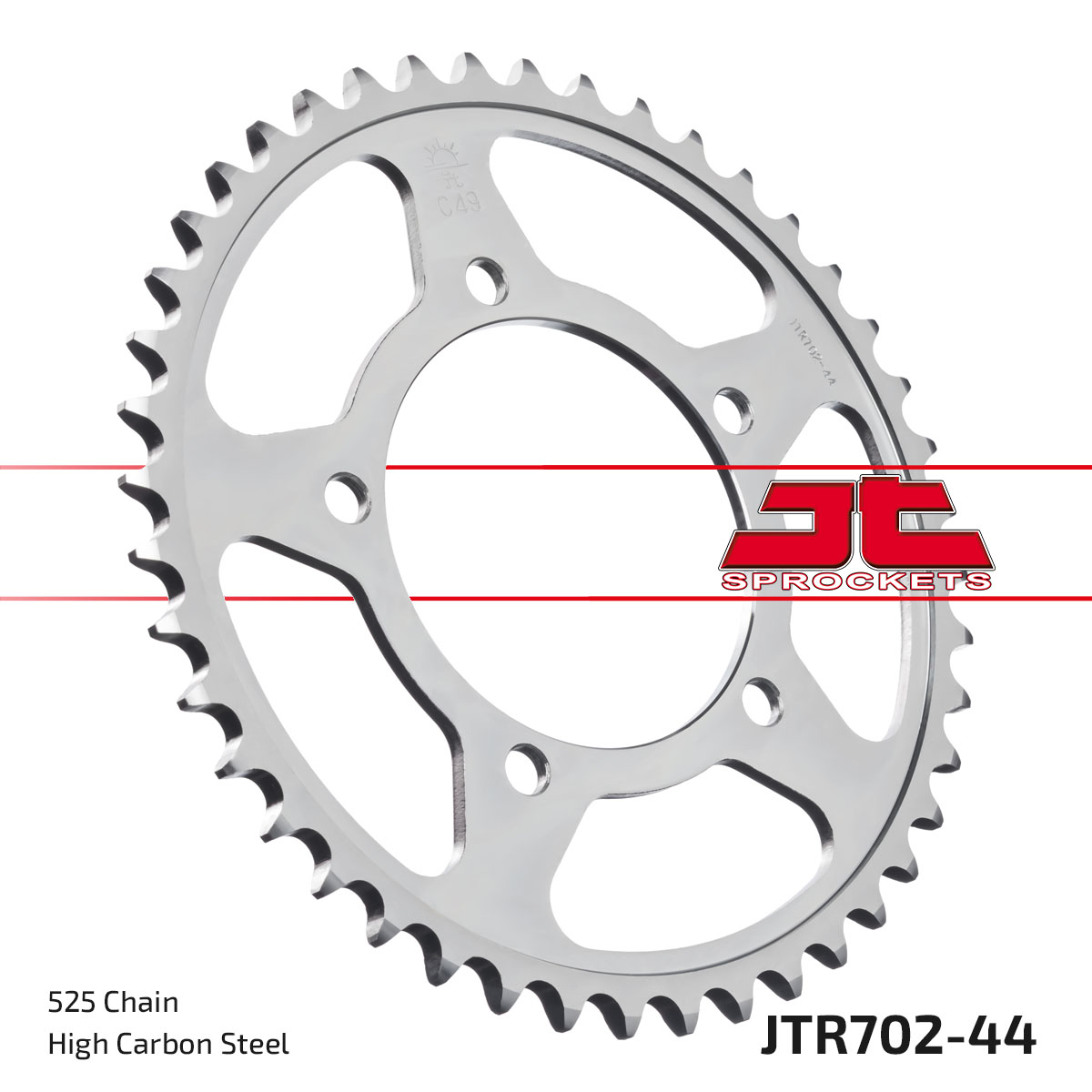 JT Rear Sprocket Aprilia 750 SL Shiver 07-16, 900 Dorsoduro 17-21, 900 Shiver 17-21 (702-44)
