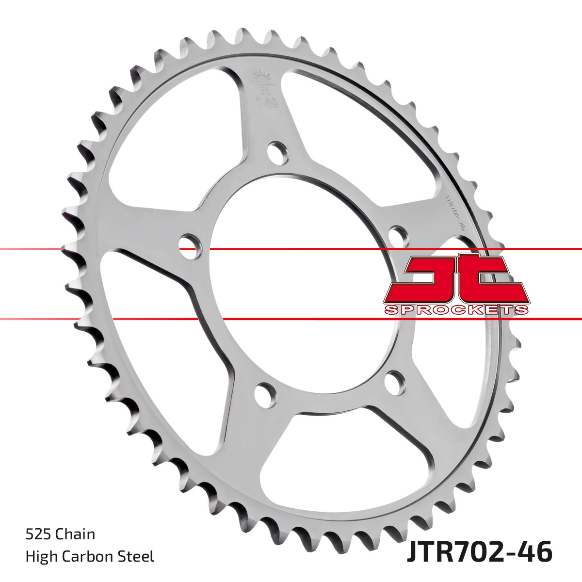 JT Rear Sprocket Aprilia 750 Dorsoduro 07-16, 750 Dorsoduro Factory 10-16 (702-46)
