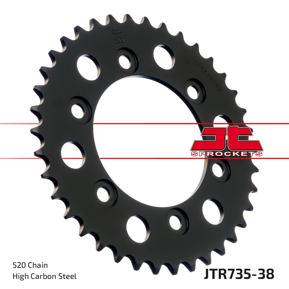 JT Rear Sprocket Ducati 600 Monster 94, 750 Monster 96-97, 900 Monster 99, 900 Monster i.e 02 (735-38)