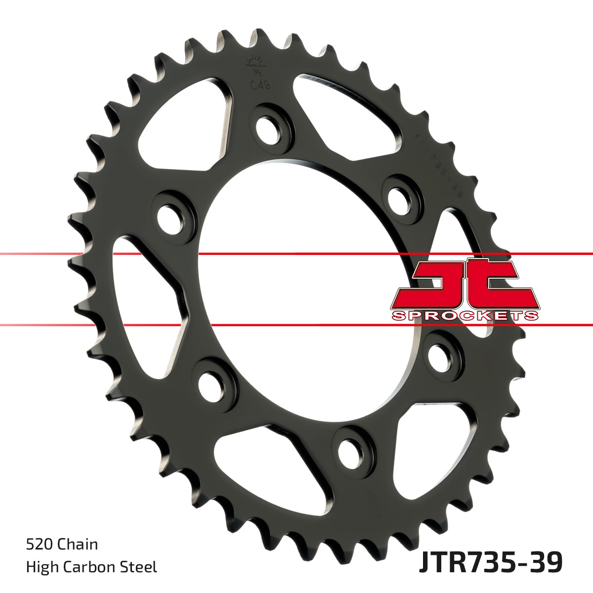 JT Rear Sprocket Ducati 800 Sport 03, 800SS 03-06, 900 Monster 94-98, 900 Monster i.e 00-01 (735-39)