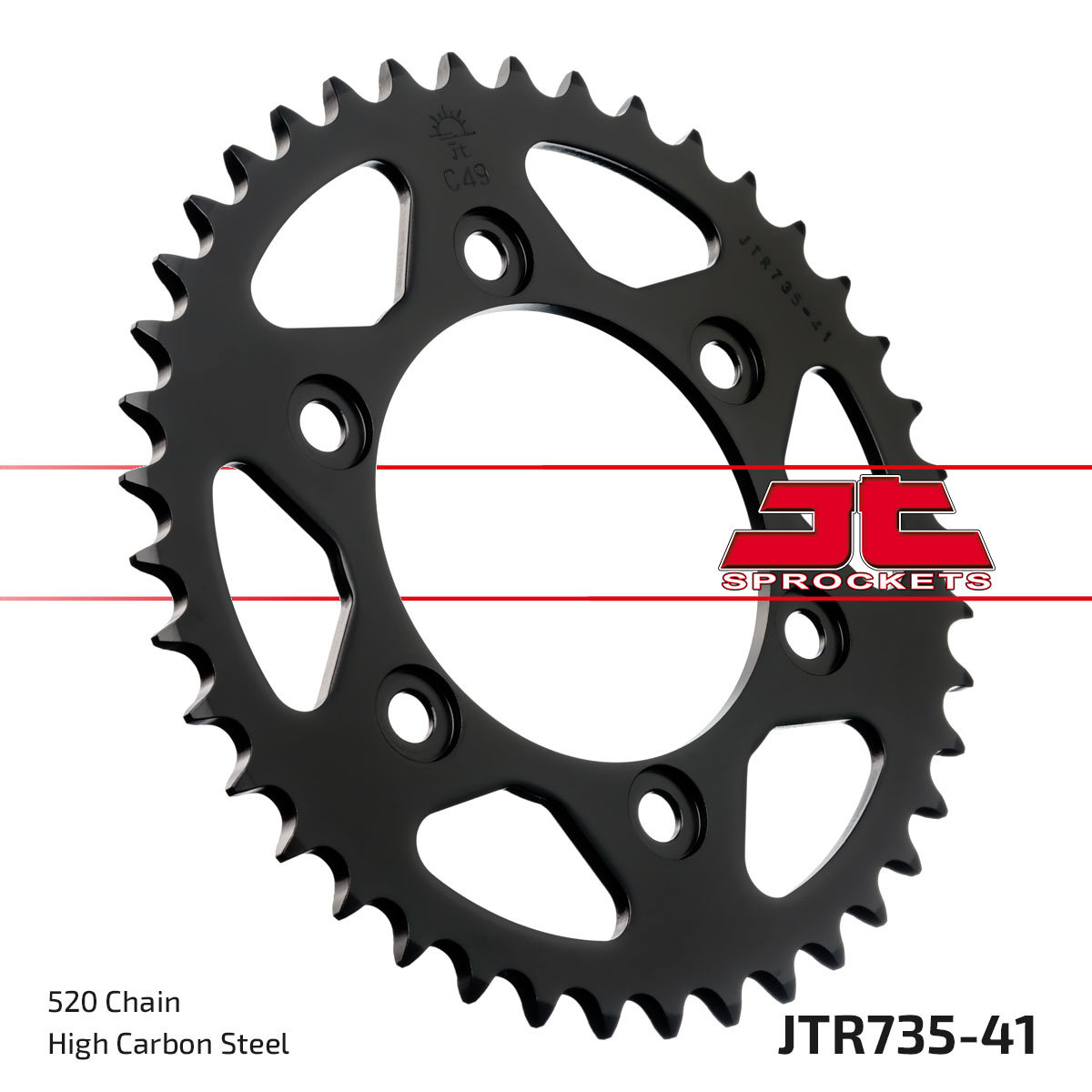 JT Rear Sprocket Ducati 600SS 95-99, 750 Monster 98-01, 750 Monster i.e 02 (735-41)
