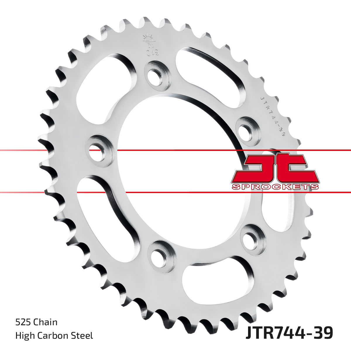 JT Rear Sprocket Ducati 749 04-06, 749S 03 (744-39)
