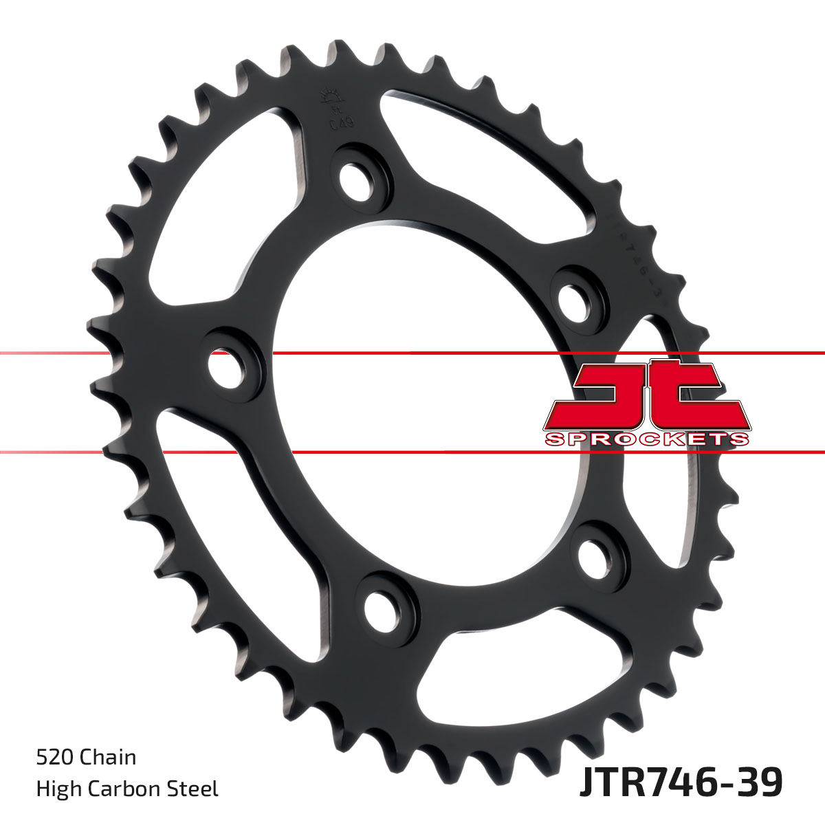 JT Rear Sprocket Ducati 1100 Scrambler 18-23 (All Models) (746-39)
