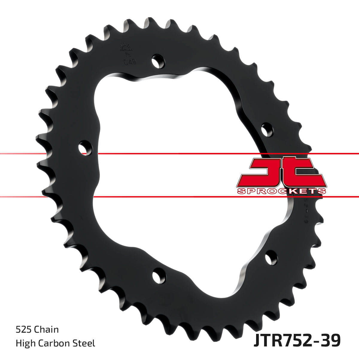 JT Rear Sprocket Ducati 795 Monster 12-15, 796 Monster 12-15, 1100 Monster 09-13 (All Models) (752-39)