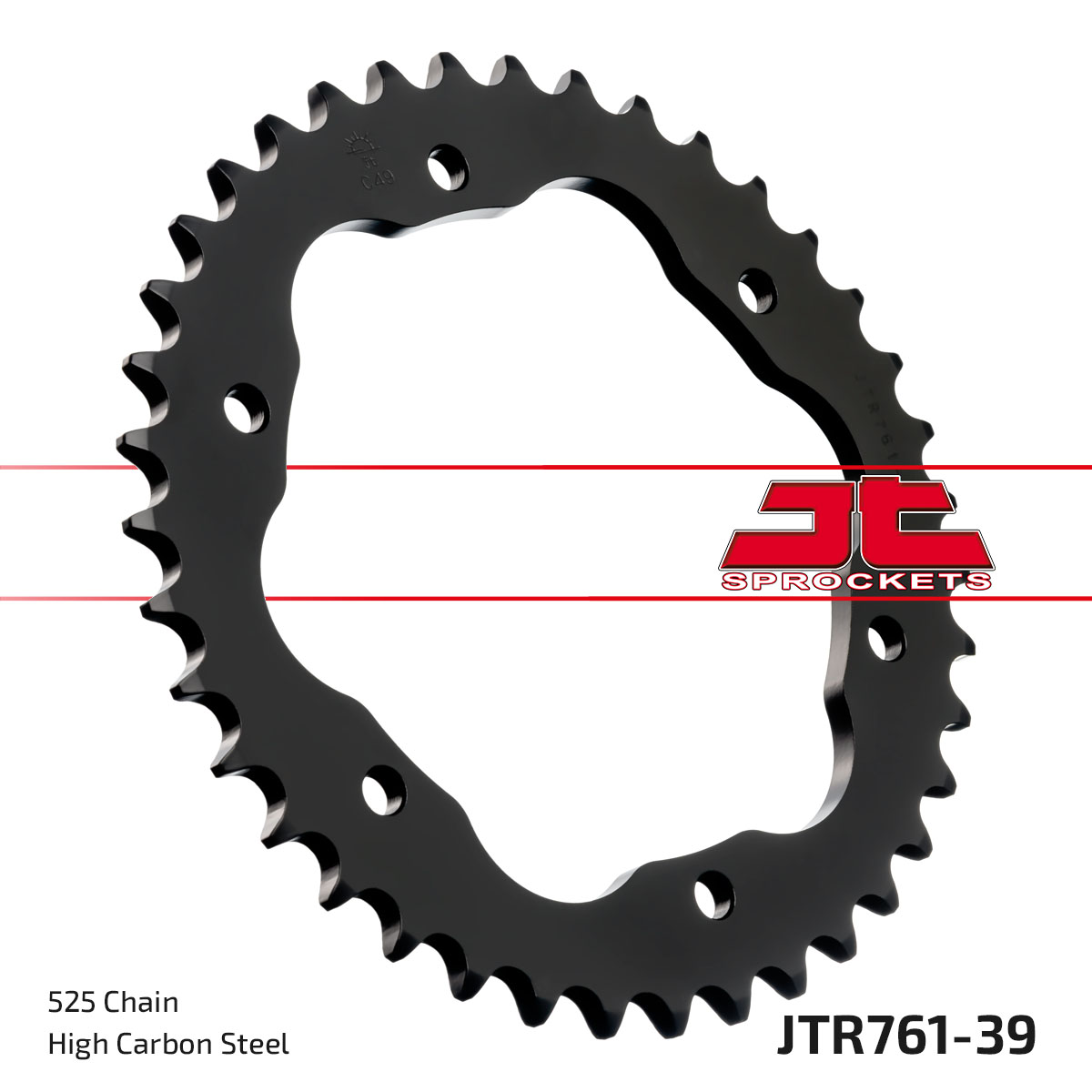 JT Rear Sprocket Ducati 1199 Panigale 12-15, 1299 Panigale 15-17, 1299 Panigale S 15-17 (761-39)