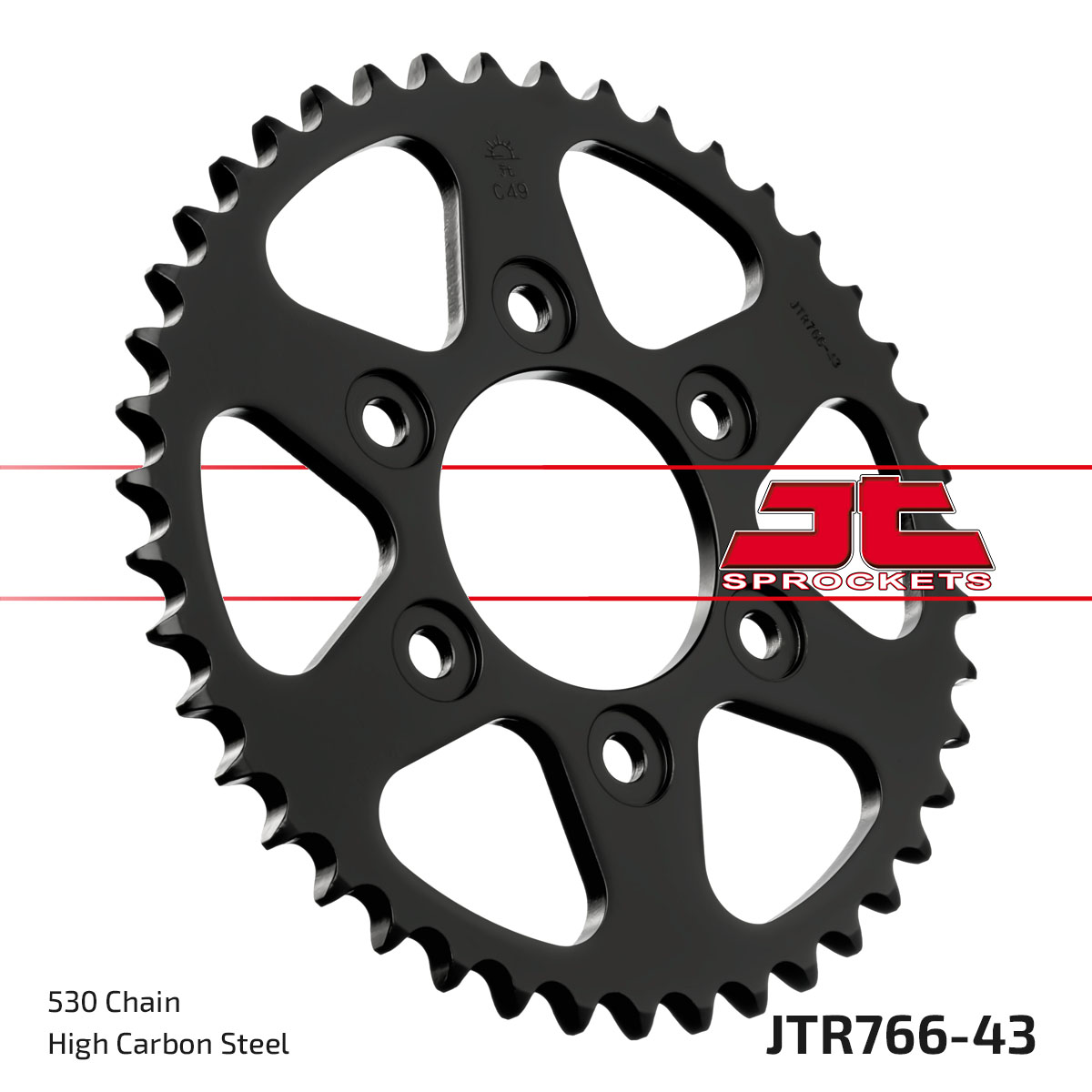 JT Rear Sprocket Ducati 1200 Multistrada Enduro 16-20 (All Models) (766-43)